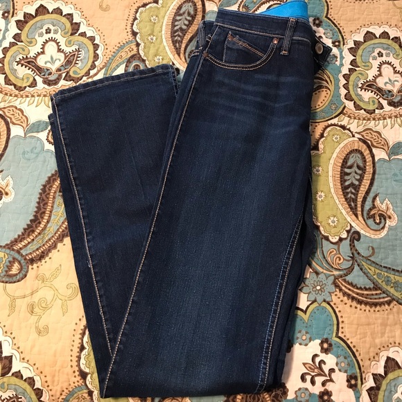 Baby-Q Dark Boot Cut Wrangler Jeans - Picture 9 of 11